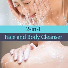 Eucerin Advanced Repair Cleansing Body and Face Cleanser, Gentle Face and Body Wash for Normal to Dry, Sensitive Skin, Soap Free and Unscented, 16.9 FL OZ Bottle