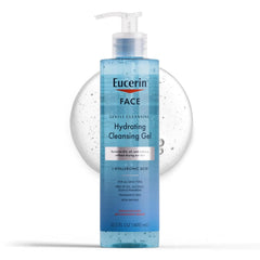 Eucerin Gentle Cleansing Hydrating Gel Cleanser, 13.5 Fl Oz Bottle