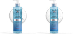 Eucerin Face Gentle Cleansing Hydrating Cleansing Gel,Daily Face Wash and Makeup Remover with Hyaluronic Acid,13.5 Fl Oz Bottle,(Pack of 2)