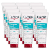 Eucerin Advanced Repair Foot Cream, Unscented Foot Cream for Dry Feet and Heels, 3 Oz Tube, Pack of 12