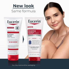 Eucerin Eczema Relief Body Cream, Colloidal Oatmeal Enriched, Steroid Free Eczema Cream, 14 OZ Tube